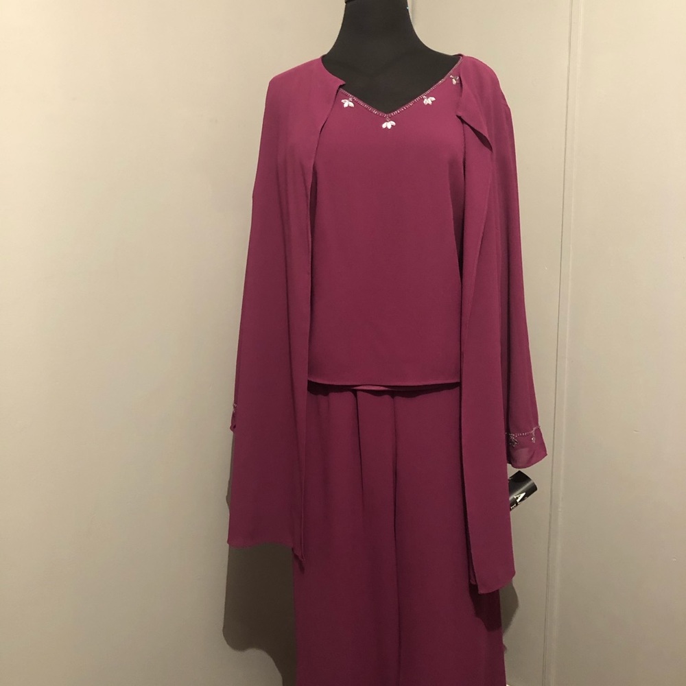 M-Sherri 3 pc pant suit size 10 NWT